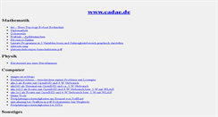 Desktop Screenshot of cadae.de
