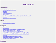 Tablet Screenshot of cadae.de